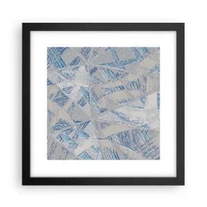 Poszter fehér keretben - A szürkéskék labirintusban - 30x30 cm