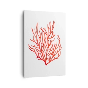 Vászonkép - Korall filigrán - 70x100 cm