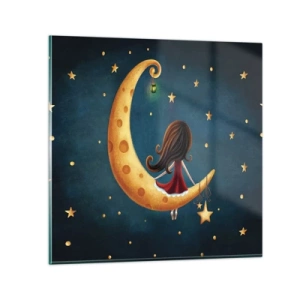 Üveg kép - Egyszer volt… - 50x50 cm