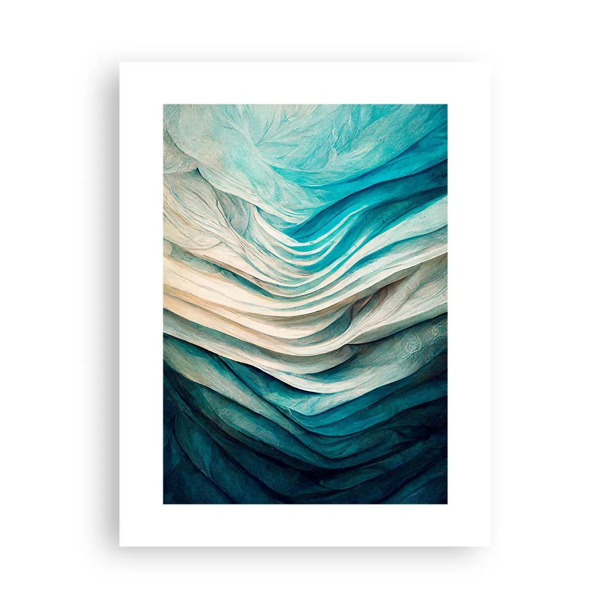 Poszter - Kék telhetetlenség - 30x40 cm