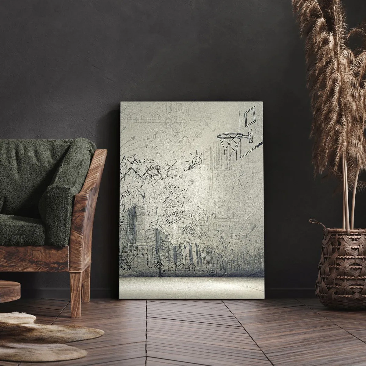 Vászonkép - A remek városi életem - 45x80 cm