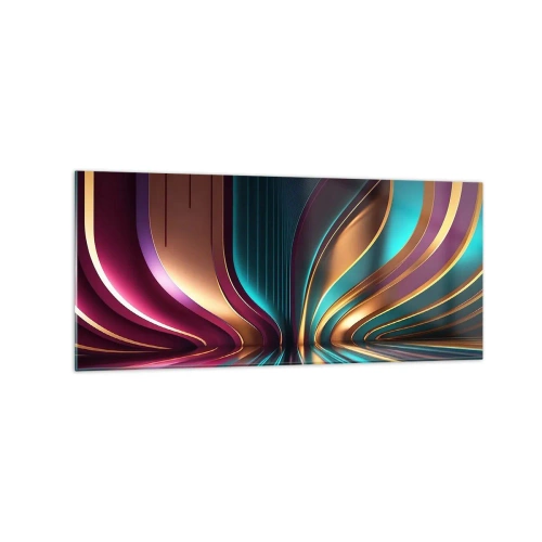 Üveg kép - A fény építészete - 120x50 cm