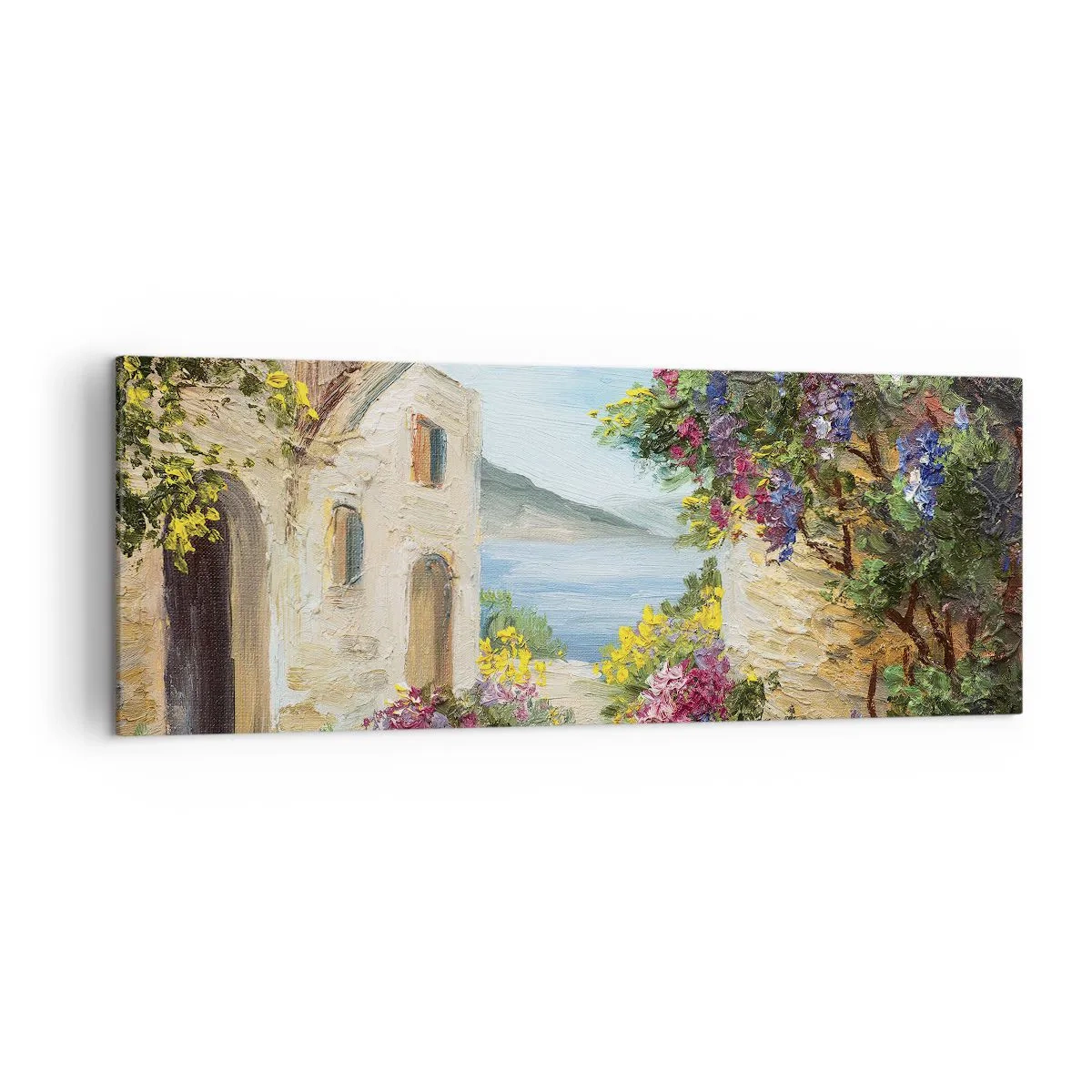 Vászonkép - Egy tengerparti vidék varázsa - 140x50 cm