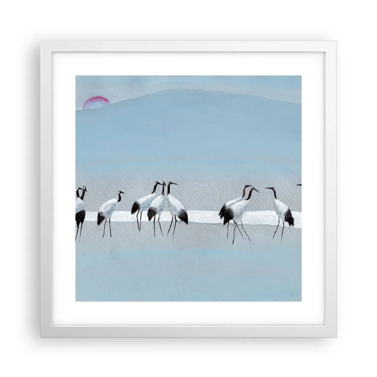 Poszter fekete keretben - Egy forró nap után - 40x40 cm