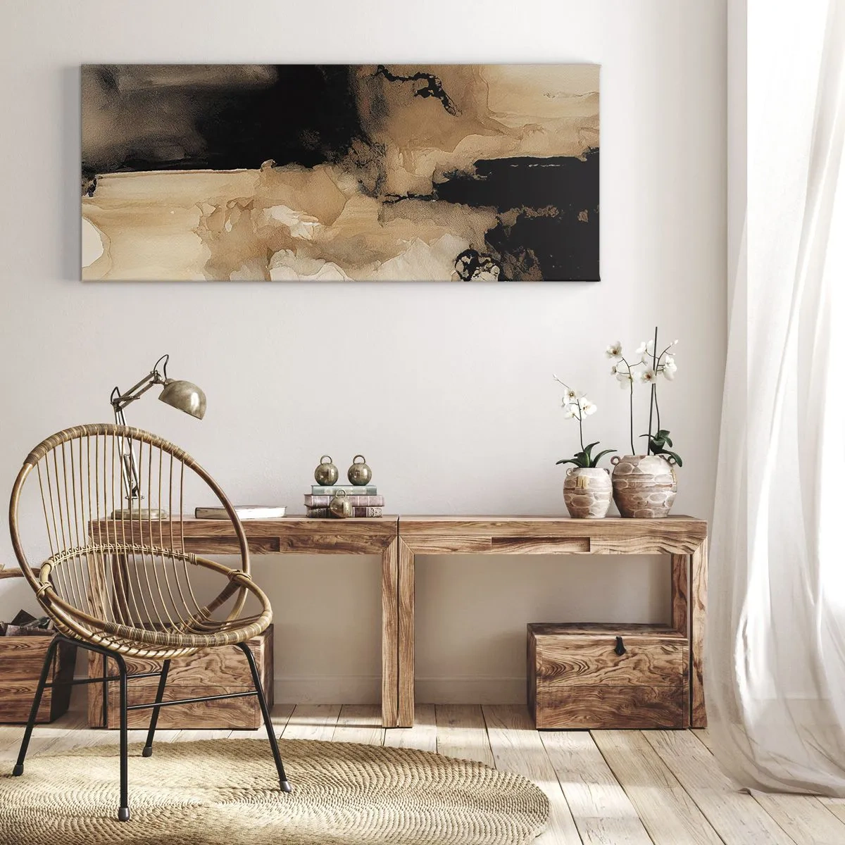 Vászonkép - Egy érdekes absztrakció - 120x50 cm