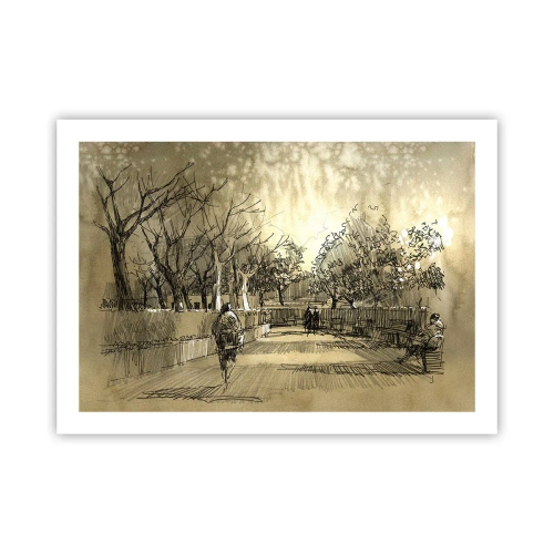 Poszter - Egy tollal megállított pillanat - 70x50 cm