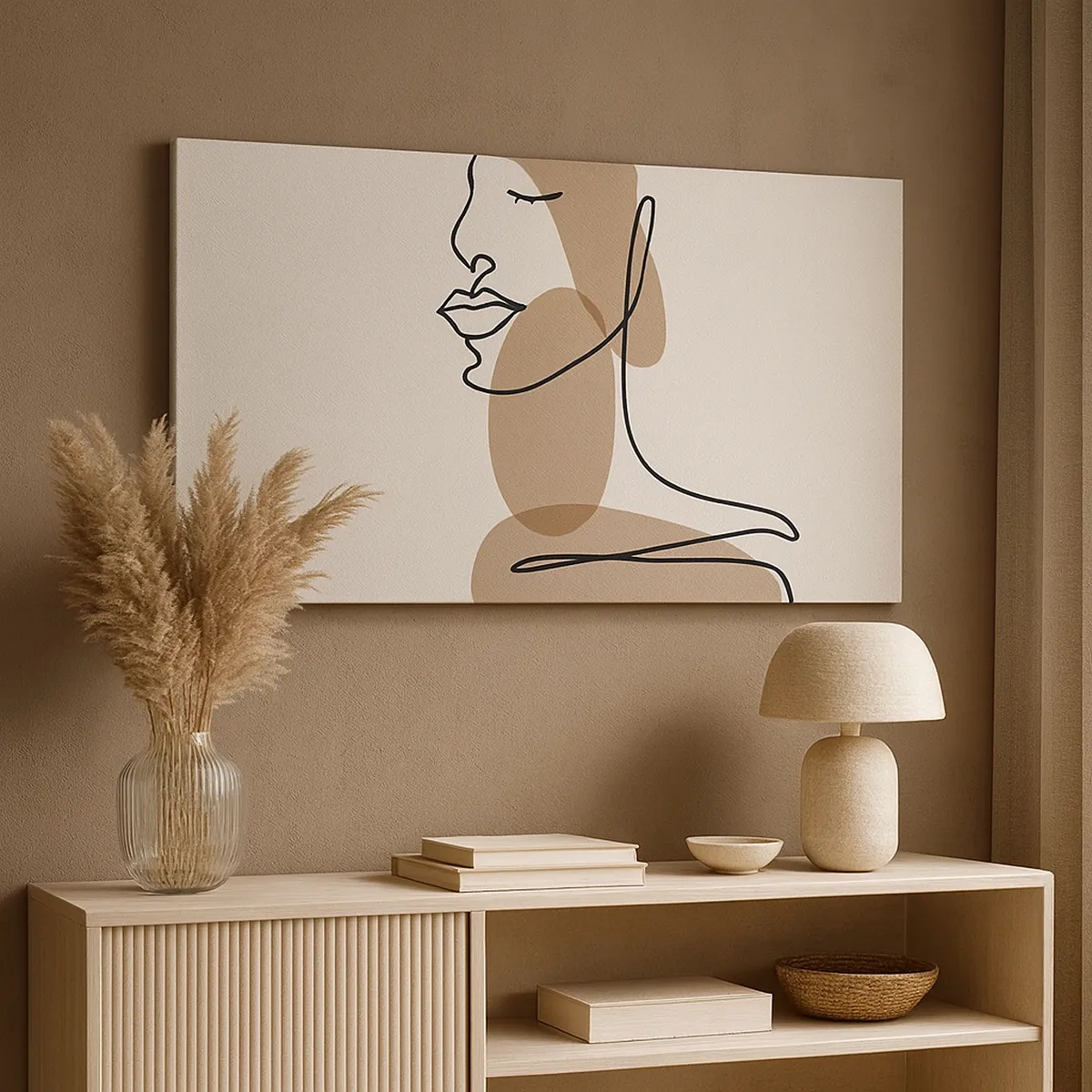 Vászonkép - Elveszve a saját hangjában - 30x30 cm