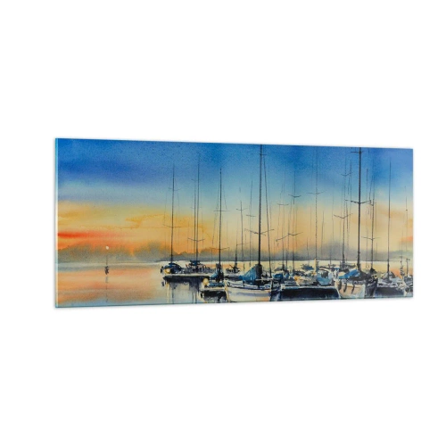 Üveg kép - Egy szép nap vége - 100x40 cm