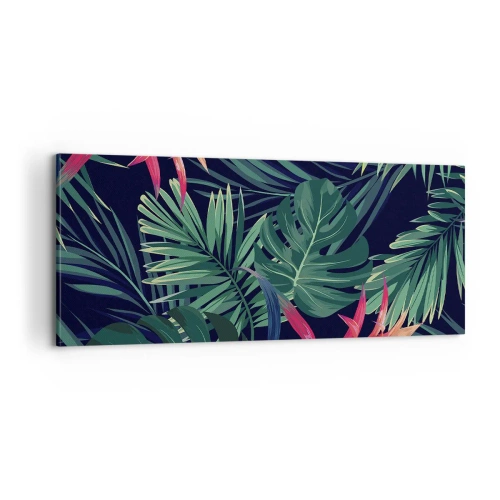 Vászonkép - Zölden égni - 100x40 cm