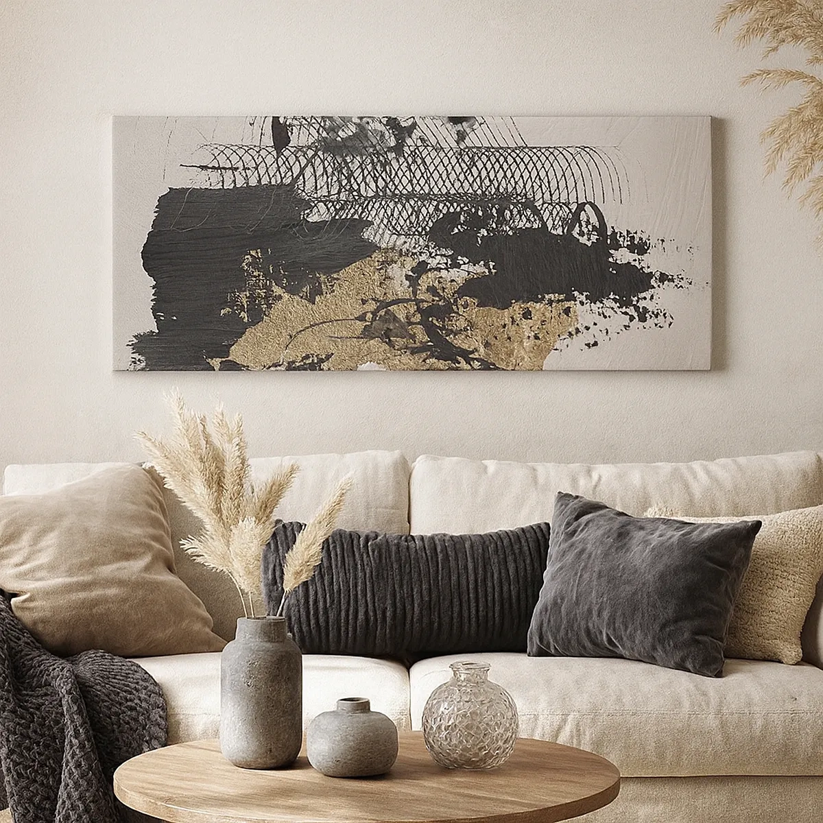 Vászonkép - Szenvedélyes kompozíció - 30x30 cm