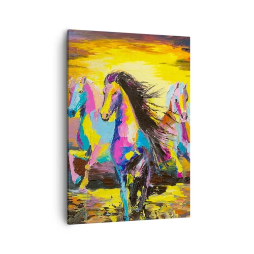 Vászonkép - Elmerülve a szivárványban - 50x70 cm