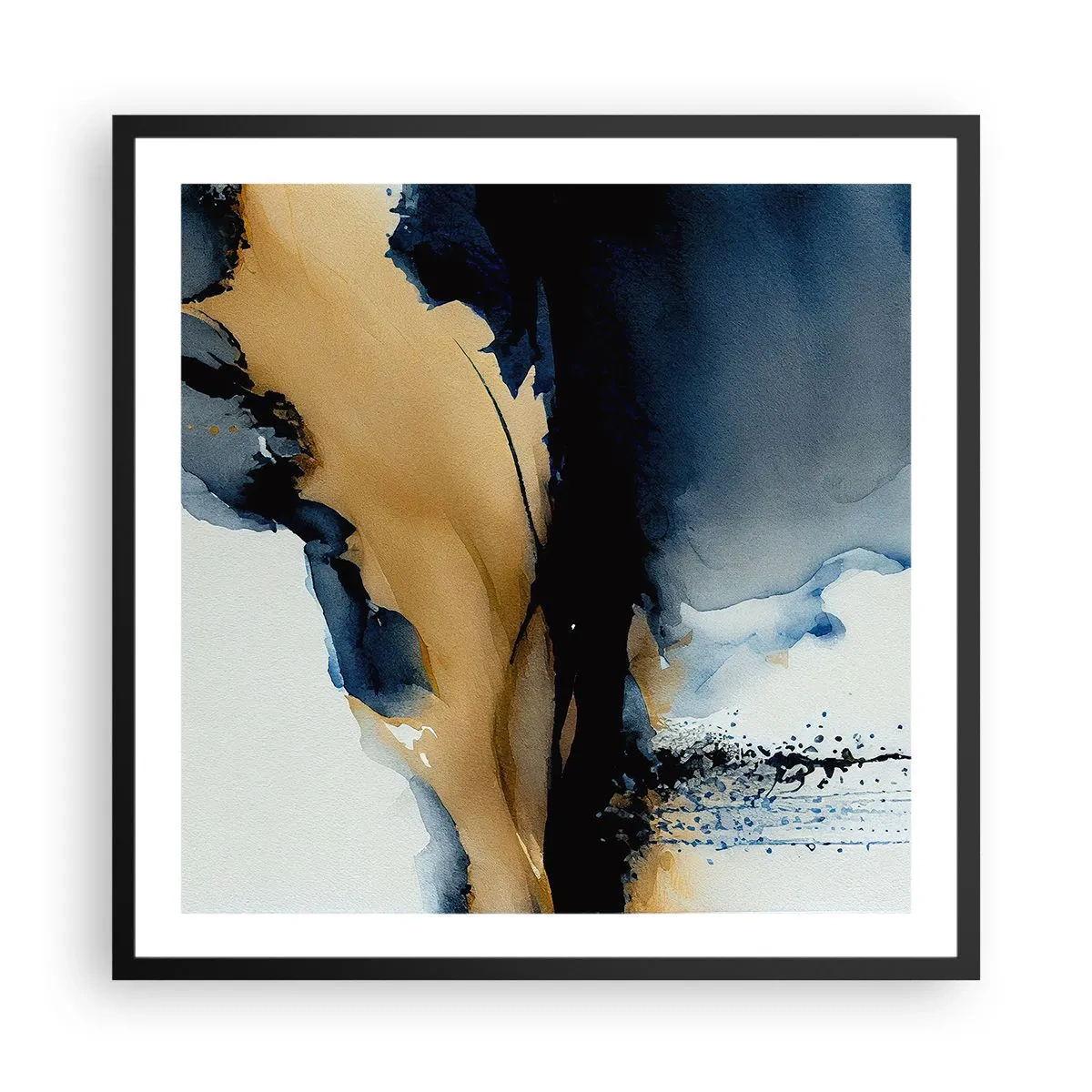 Poszter fehér keretben - A fátyol mögött - 60x60 cm