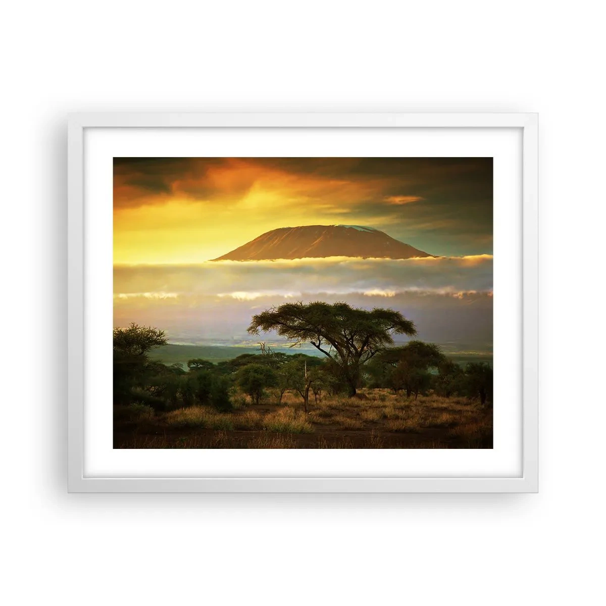 Poszter fekete keretben - Utazó álma - 50x40 cm