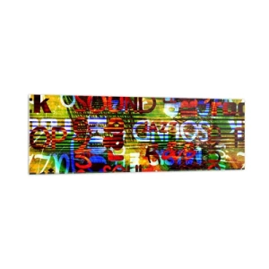 Üveg kép - A hang mindegyik színe - 160x50 cm