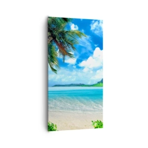 Vászonkép - A trópusi azúrkék - 65x120 cm