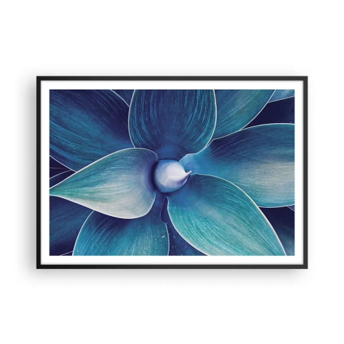 Poszter fehér keretben - Kékezve az égből - 100x70 cm