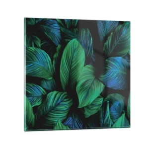 Üveg kép - A zöld tömegben - 70x70 cm