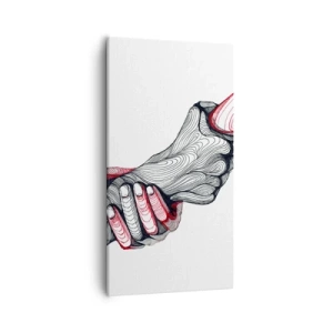 Vászonkép - Jó kezekben vagy - 55x100 cm