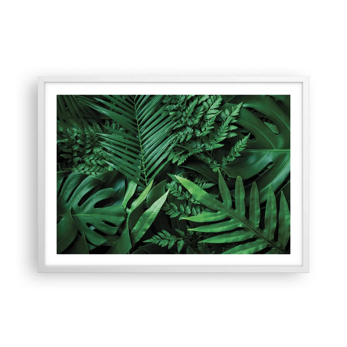 Poszter fekete keretben - Összebújva a zöldben - 70x50 cm