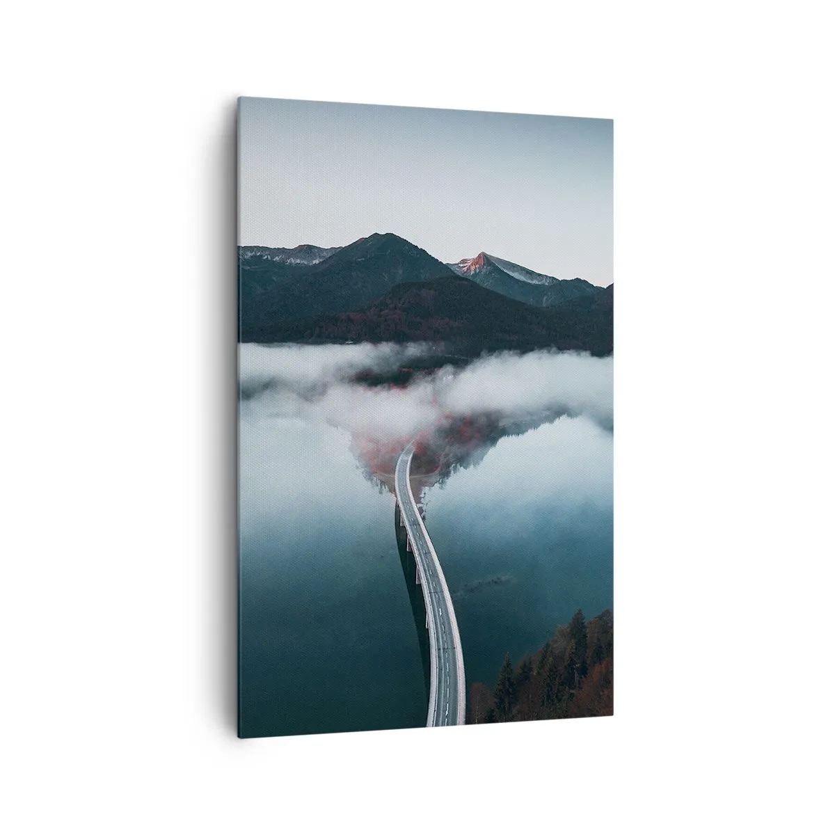 Vászonkép - Tükörsima víz felett - 80x120 cm