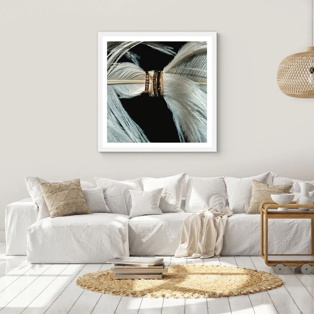 Poszter fekete keretben - ...és nem hagylak el... - 50x50 cm