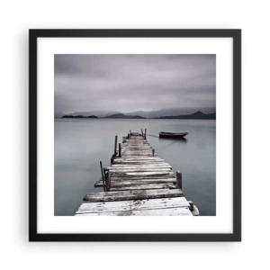 Poszter fehér keretben - Holnap indulhatsz - 40x40 cm