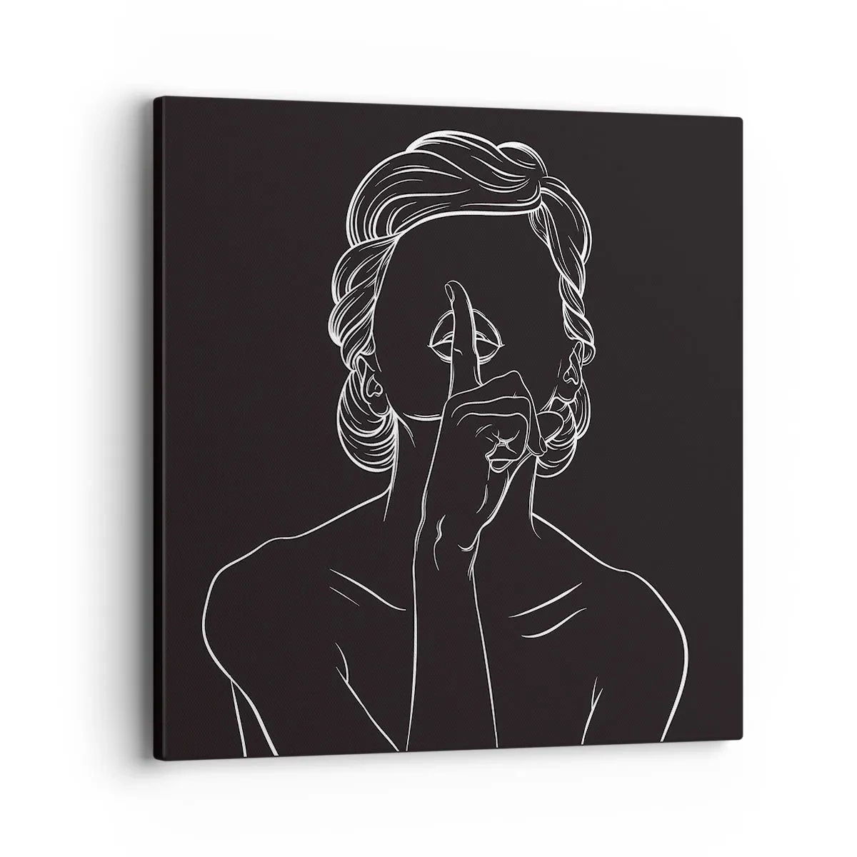 Vászonkép - A szépség csendben virágzik - 40x40 cm