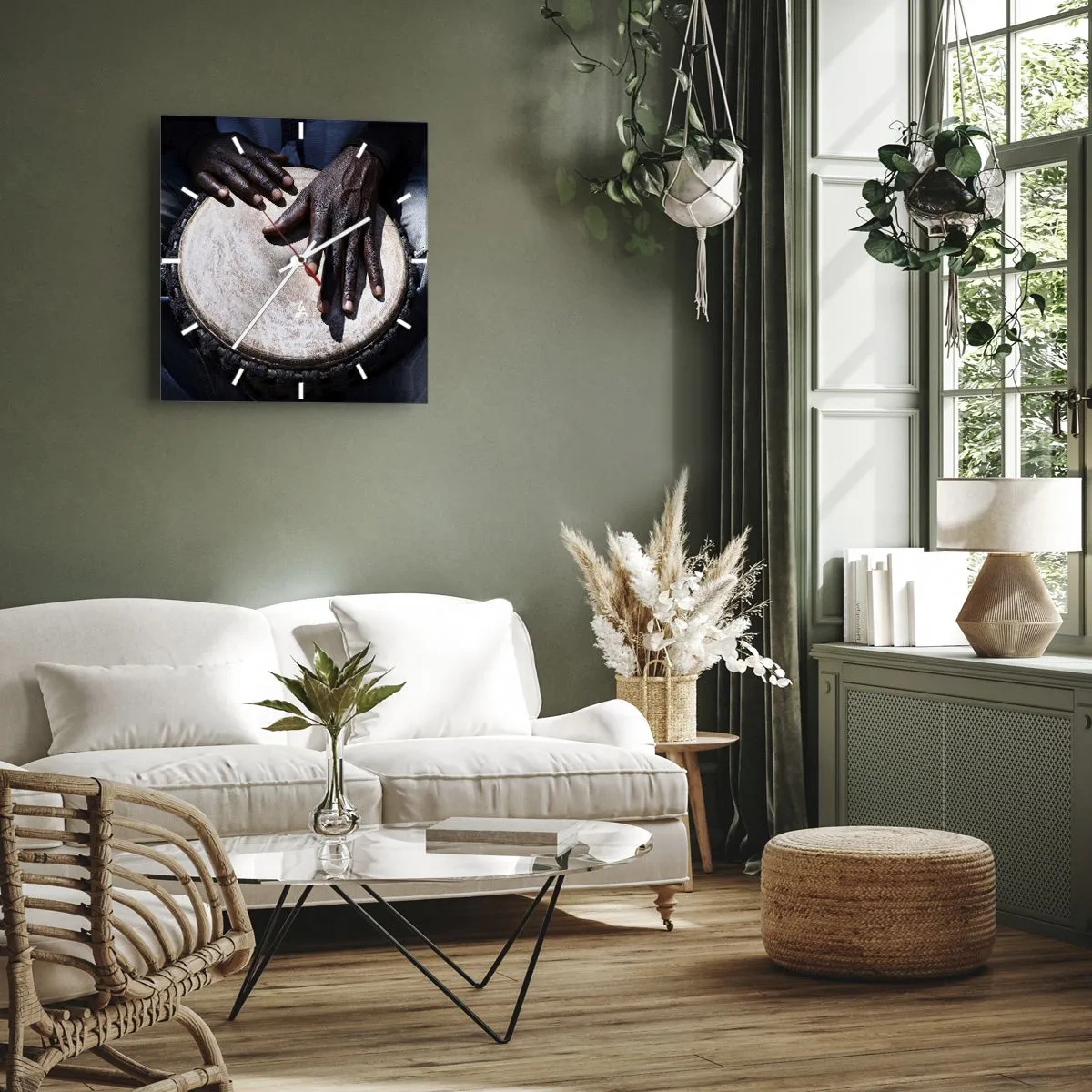 Falióra, Óra - Élj a saját ritmusodban - 40x40 cm