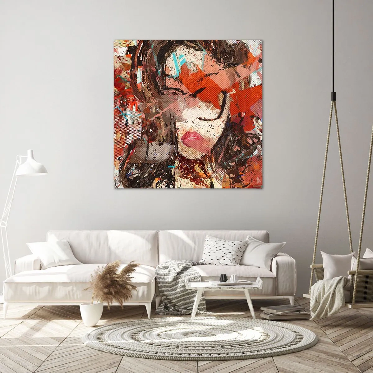 Vászonkép - Senki sem tudja, hogy milyen vagy valójában - 40x40 cm