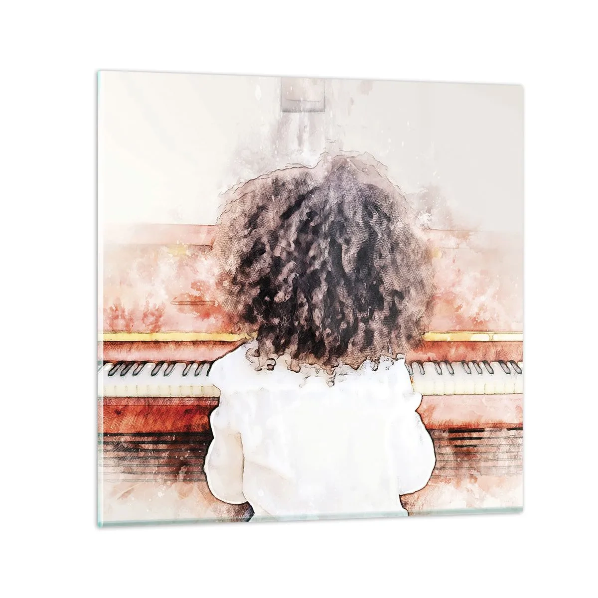 Üveg kép - Az új világban - 50x50 cm