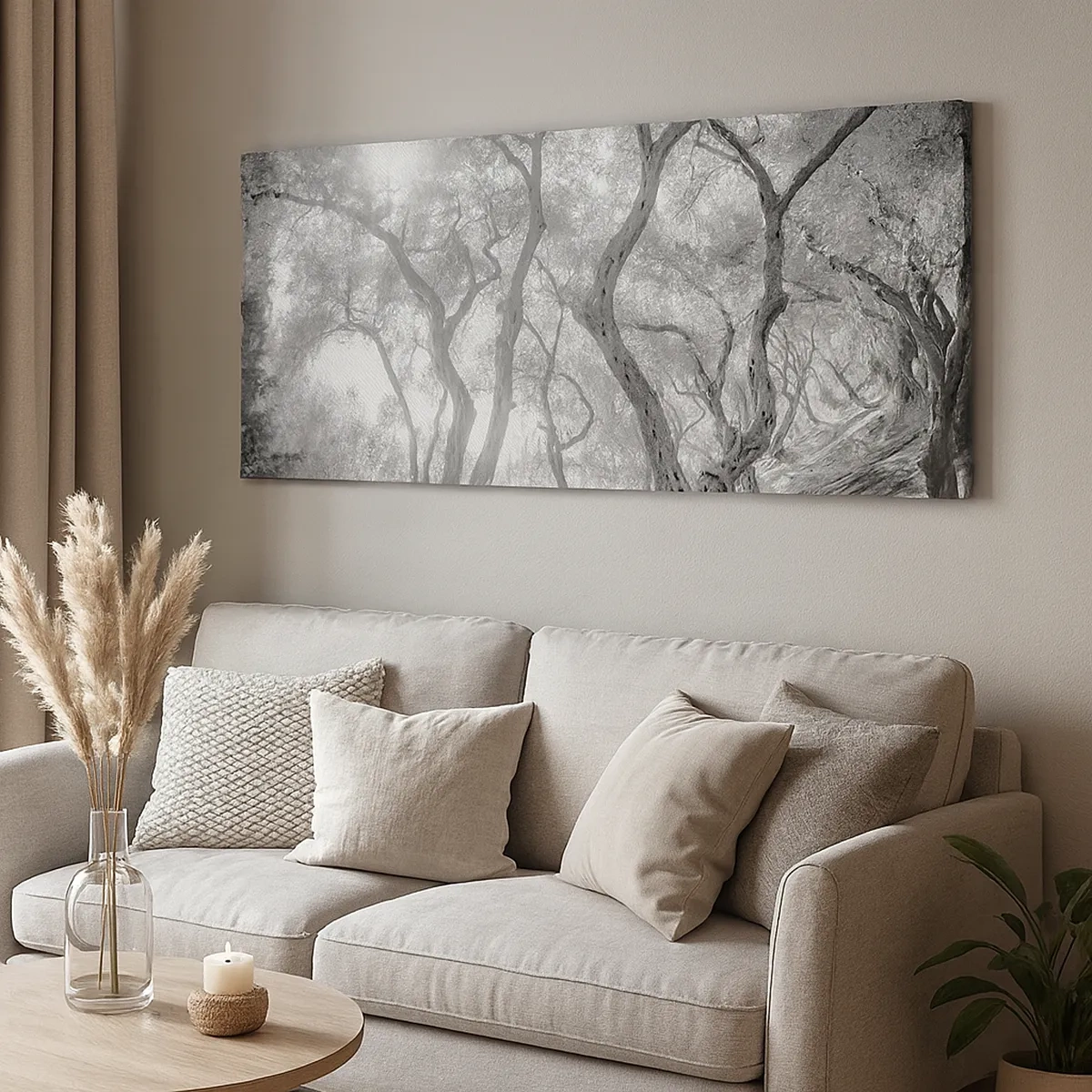 Vászonkép - Egy olajfaligetben - 30x30 cm