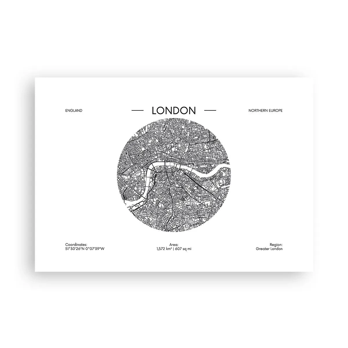 Poszter - London anatómiája - 100x70 cm