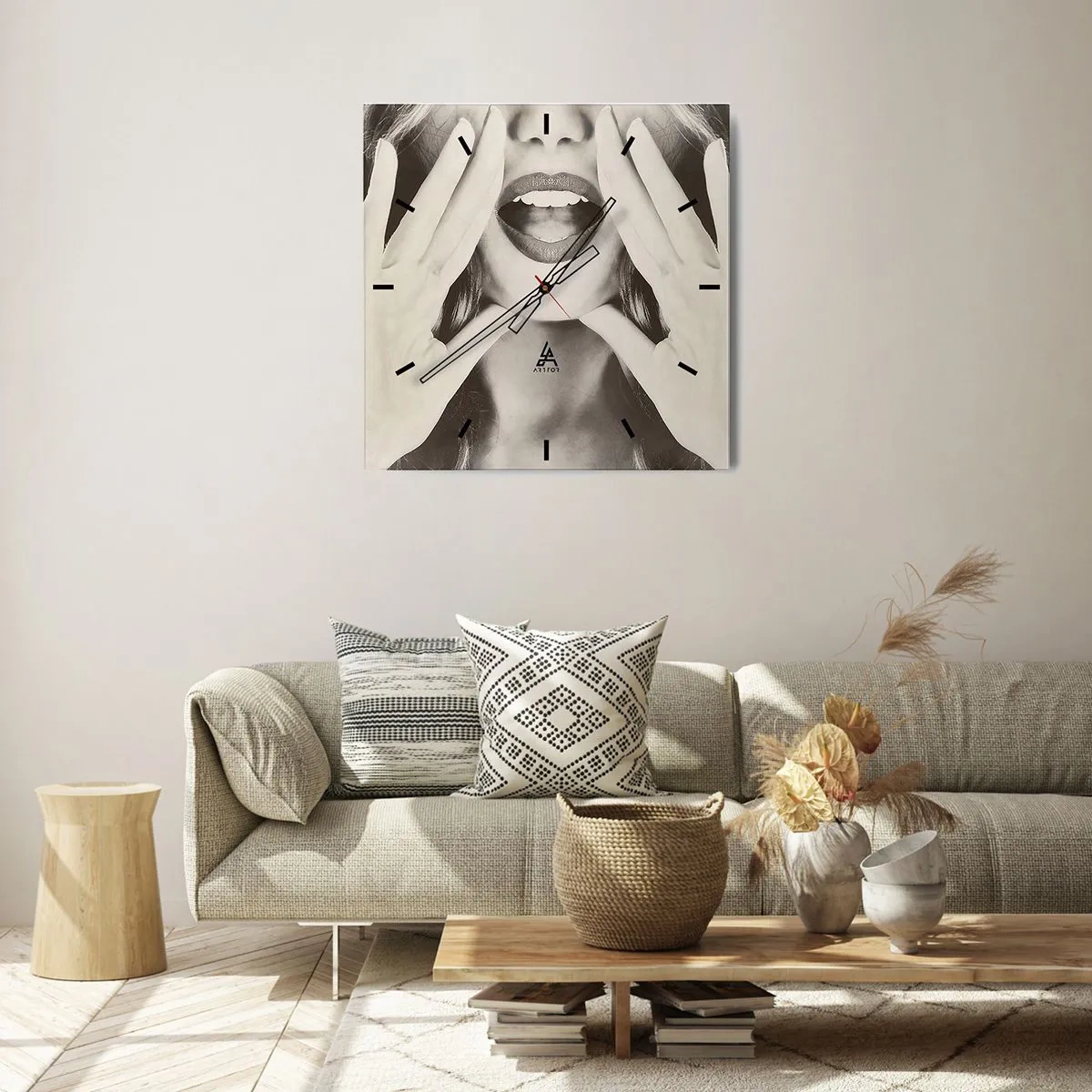 Falióra, Óra - Jövök már! - 40x40 cm