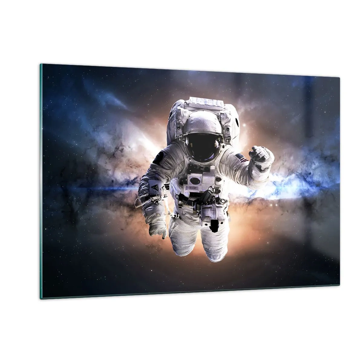 Üveg kép - Üdvözlet az űrből - 120x80 cm