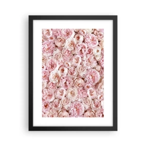Poszter fehér keretben - Rózsákkal átszőve - 30x40 cm