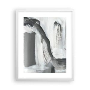 Poszter fekete keretben - Határozott mozgással - 40x50 cm