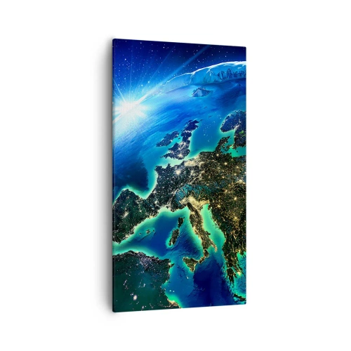 Vászonkép - Ragyogó Európa - 55x100 cm