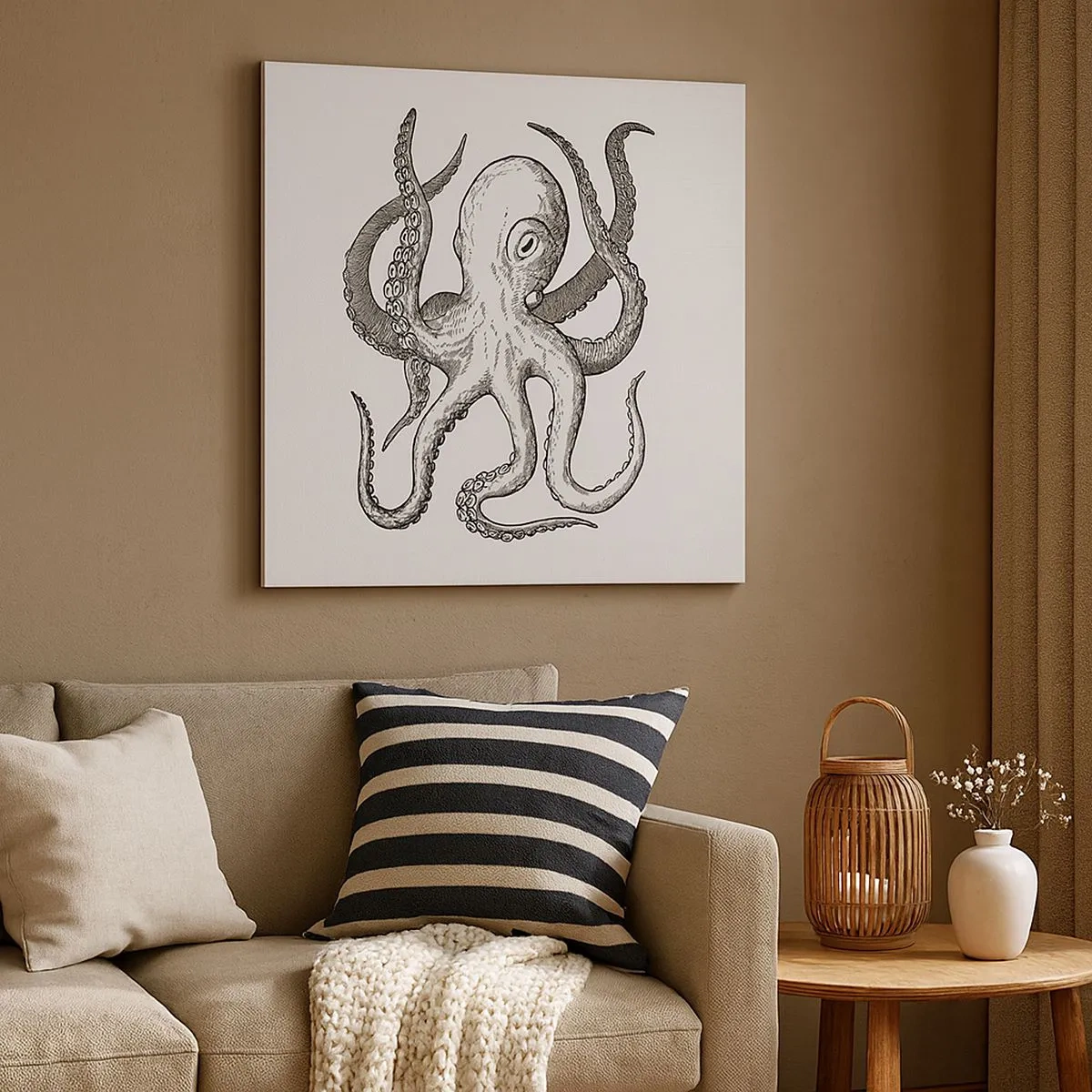 Vászonkép - Hullámokkal táncoló - 30x30 cm