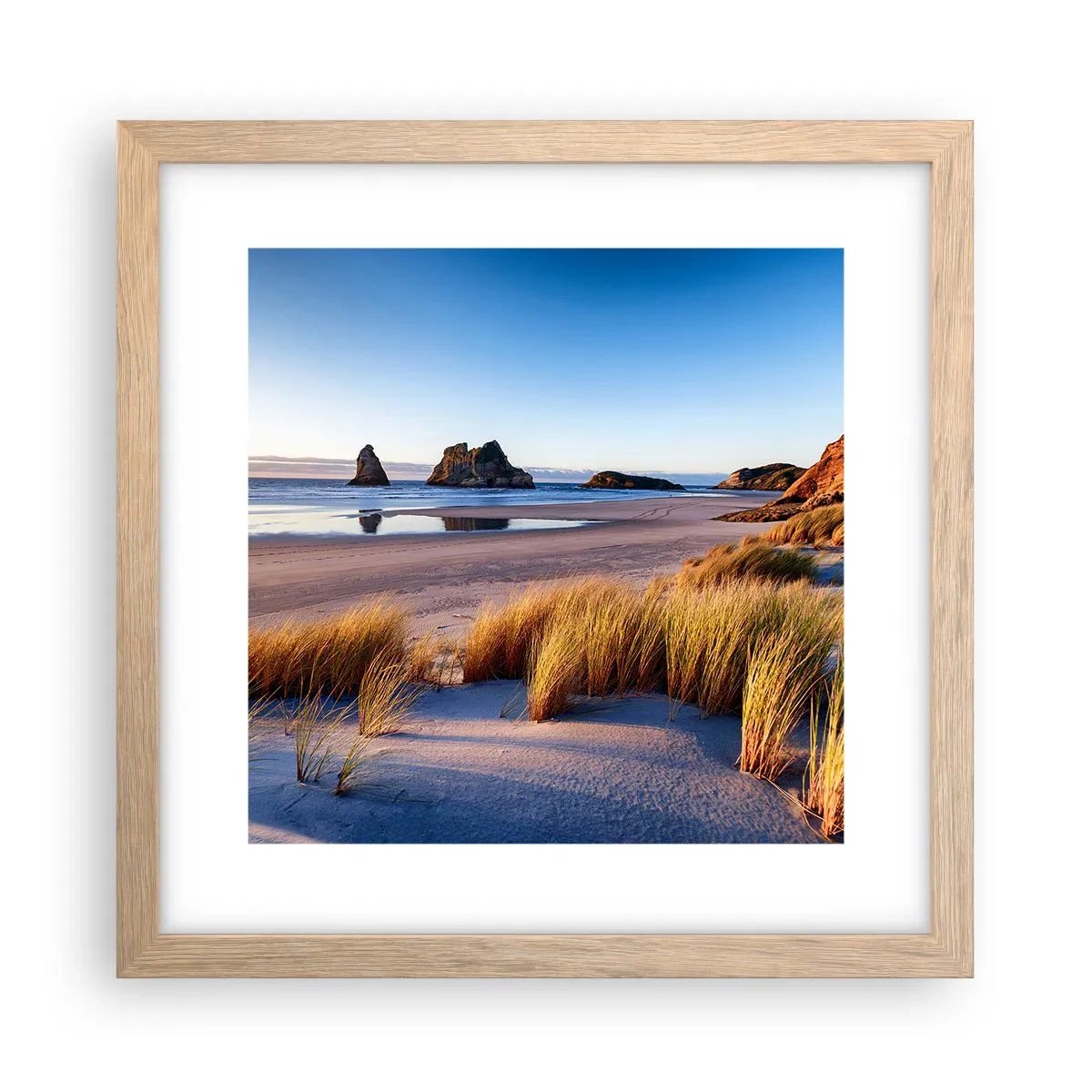 Poszter világos tölgy keretben - A nyugalmat keresőknek - 30x30 cm