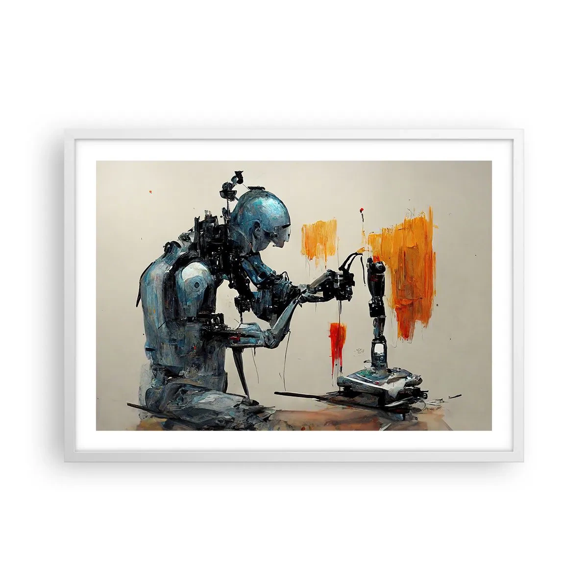 Poszter fekete keretben - Már holnap... - 70x50 cm