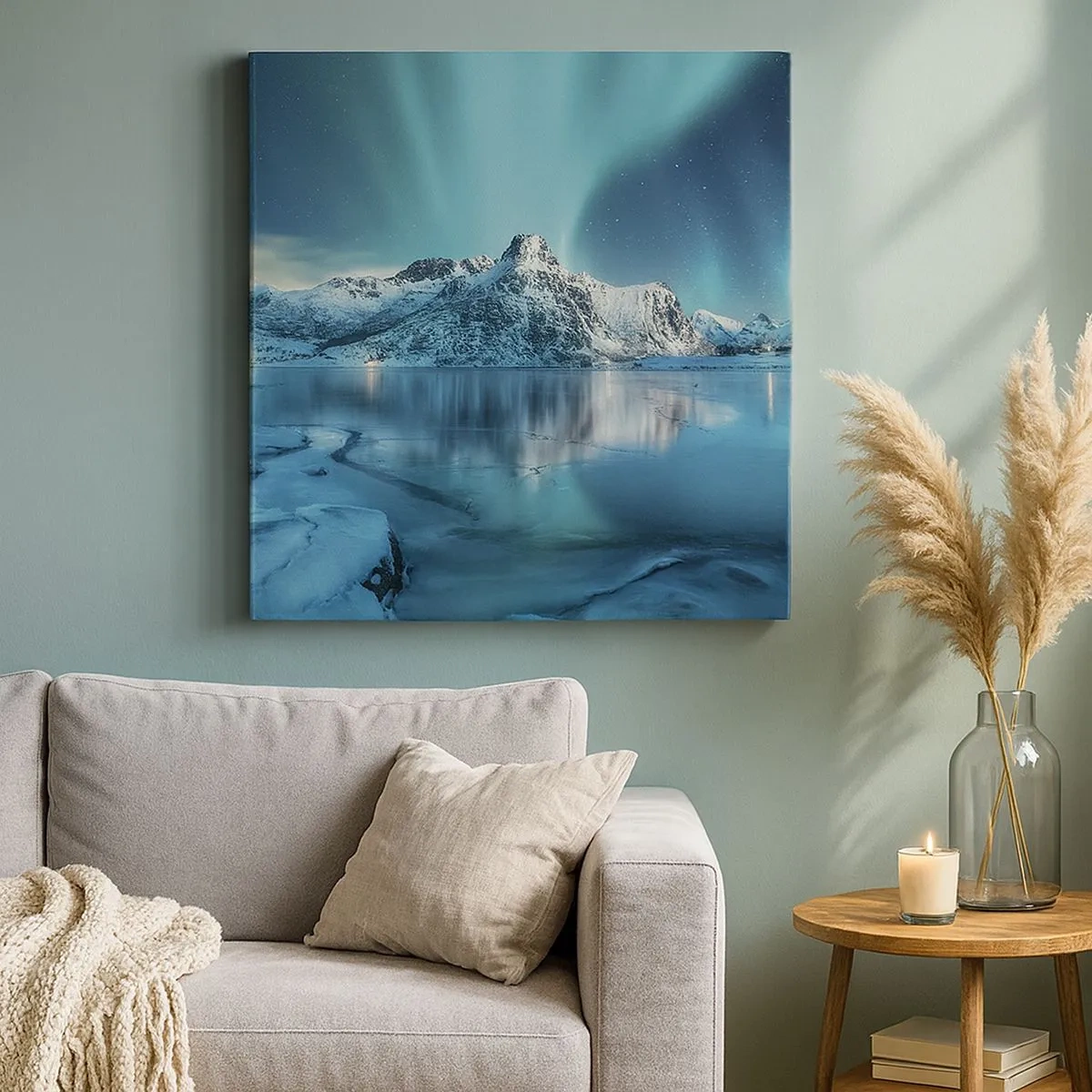 Vászonkép - Fénynek az éjszakában - 30x30 cm