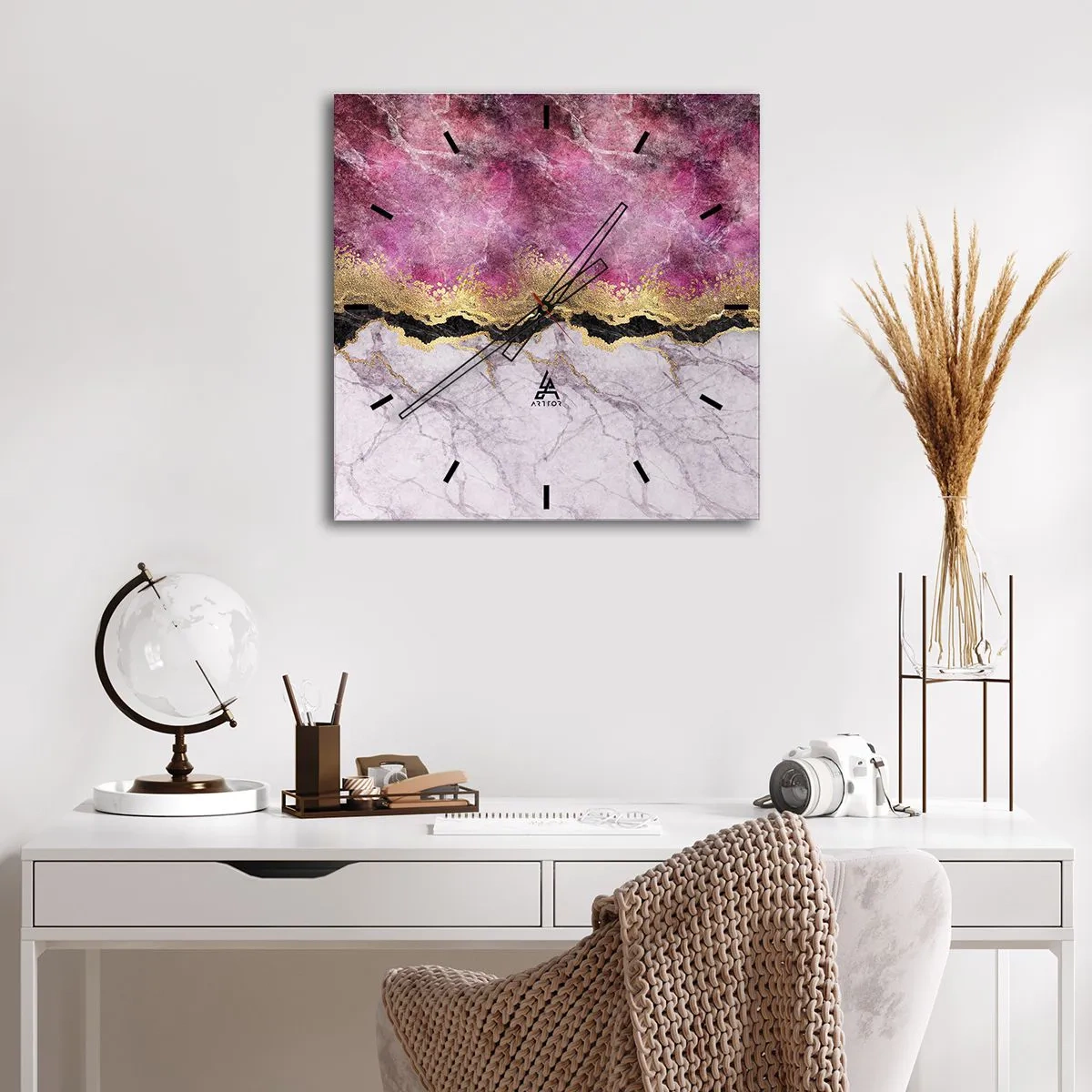 Falióra, Óra - A határon - 40x40 cm