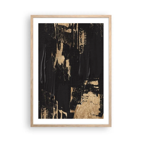 Poszter világos tölgy keretben - Az érintés nyoma - 50x70 cm