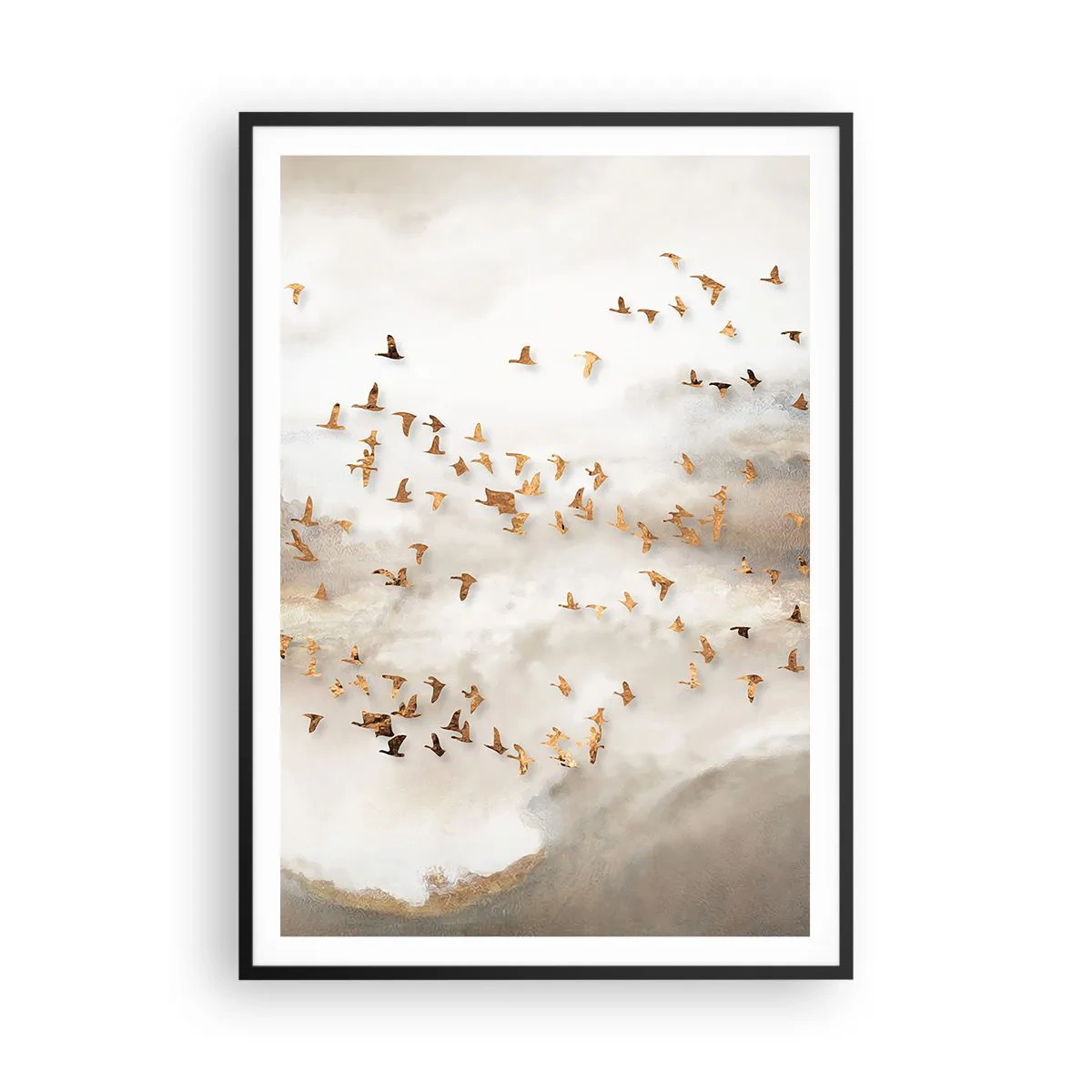 Poszter fehér keretben - Itt az idő... - 70x100 cm