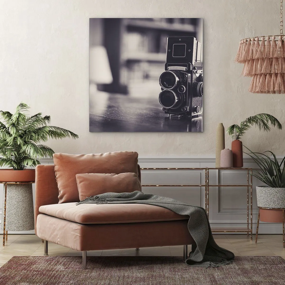 Vászonkép - Egy régi fénykép varázsa - 60x60 cm