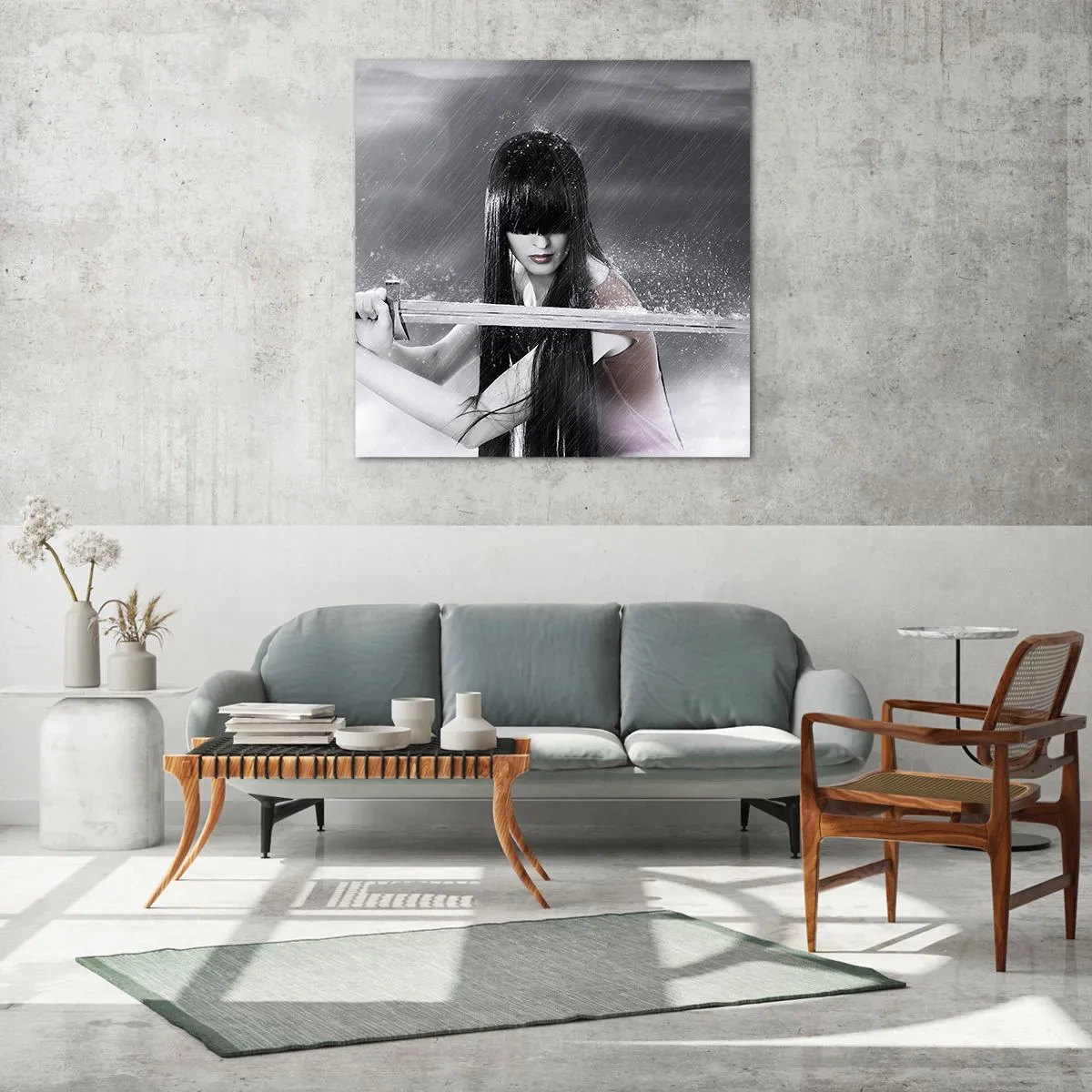 Üveg kép - Gyönyörű és veszélyes - 30x30 cm