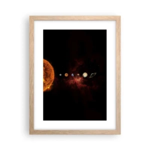 Poszter világos tölgy keretben - A szomszédságunk - 30x40 cm