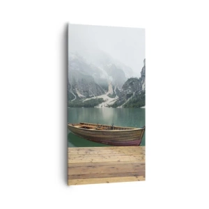 Vászonkép - "És a homlok büszke sziklái" - 65x120 cm