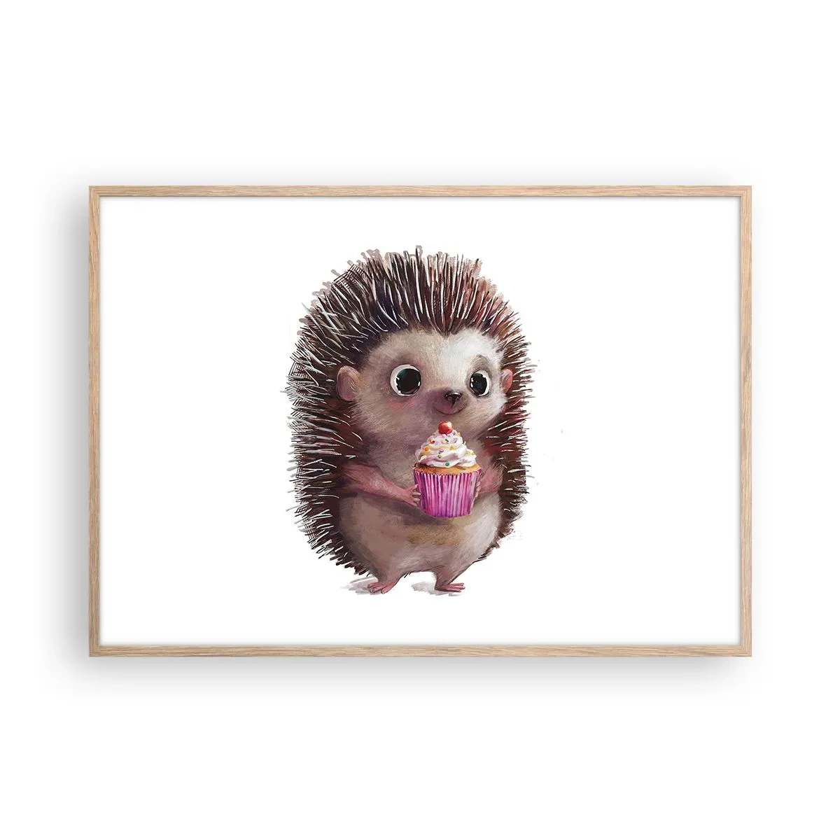 Poszter világos tölgy keretben - Ünnep van minden nap - 100x70 cm