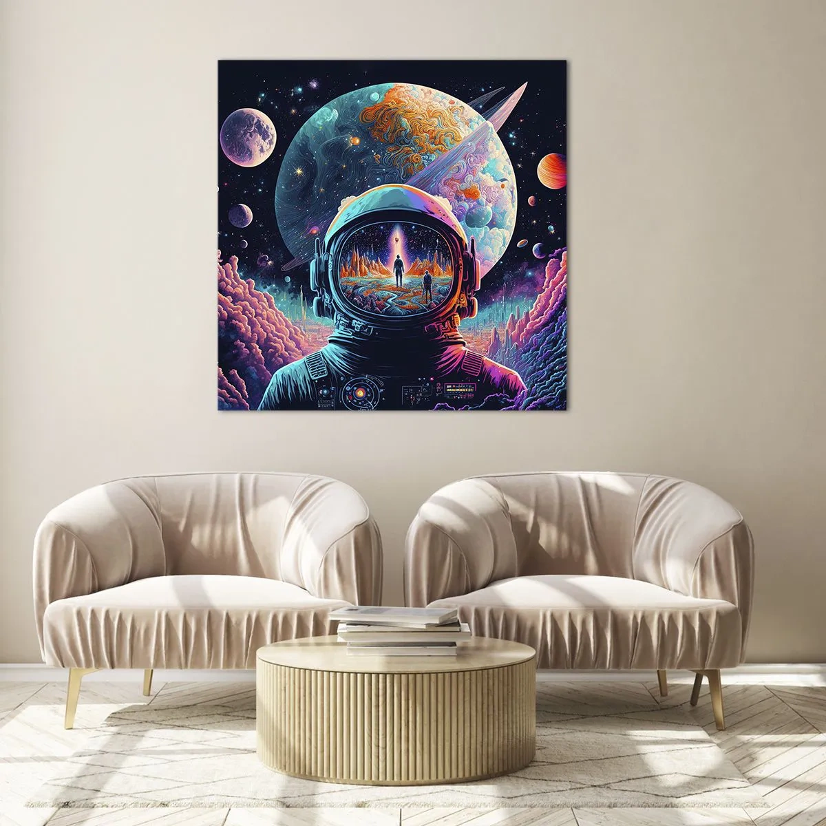 Üveg kép - A filozófusok sosem álmodtak erről - 40x40 cm